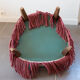 Fauteuil crapaud tissu