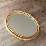 Grand miroir ovale
