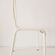 Vintage white metal children's chair