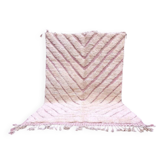 Tapis rose maroccain en laine 200cmx300cm