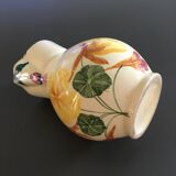 Pitcher with nasturtium decoration