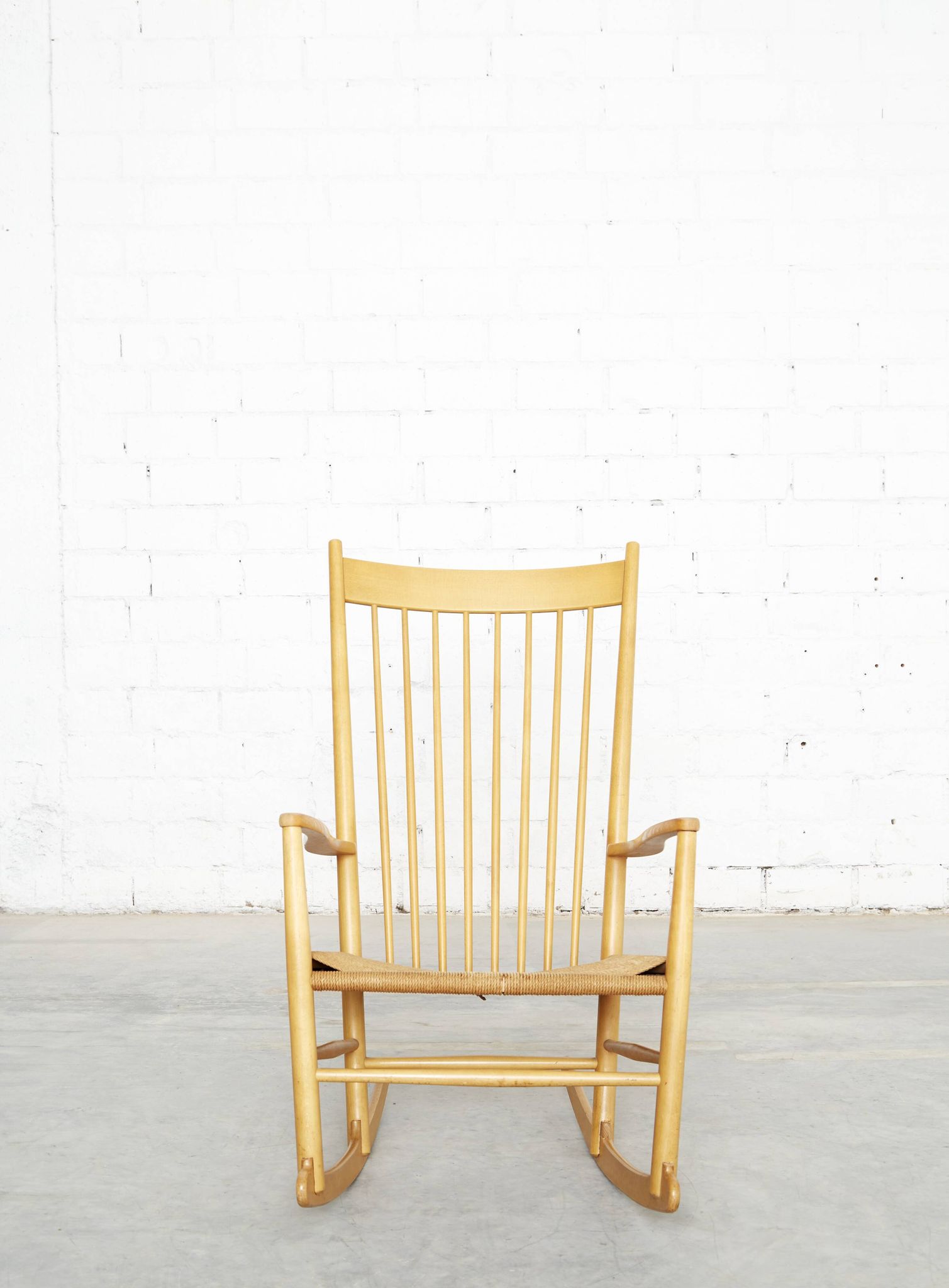 Vintage J16 Rocking Chair by Hans J. Wegner for FDB Møbler, 1960s