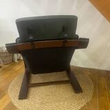 Pair of Scandinavian armchairs with a footrest from the NELO brand