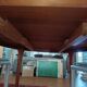 Teak table in Scandinavian style
