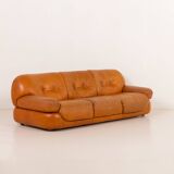 Mobil Girgi Sapporo leather sofa, 1970s