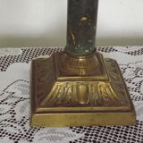Lampe à huile antique, matador allemand Brenner art nouveau