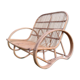 Vintage rattan sofa