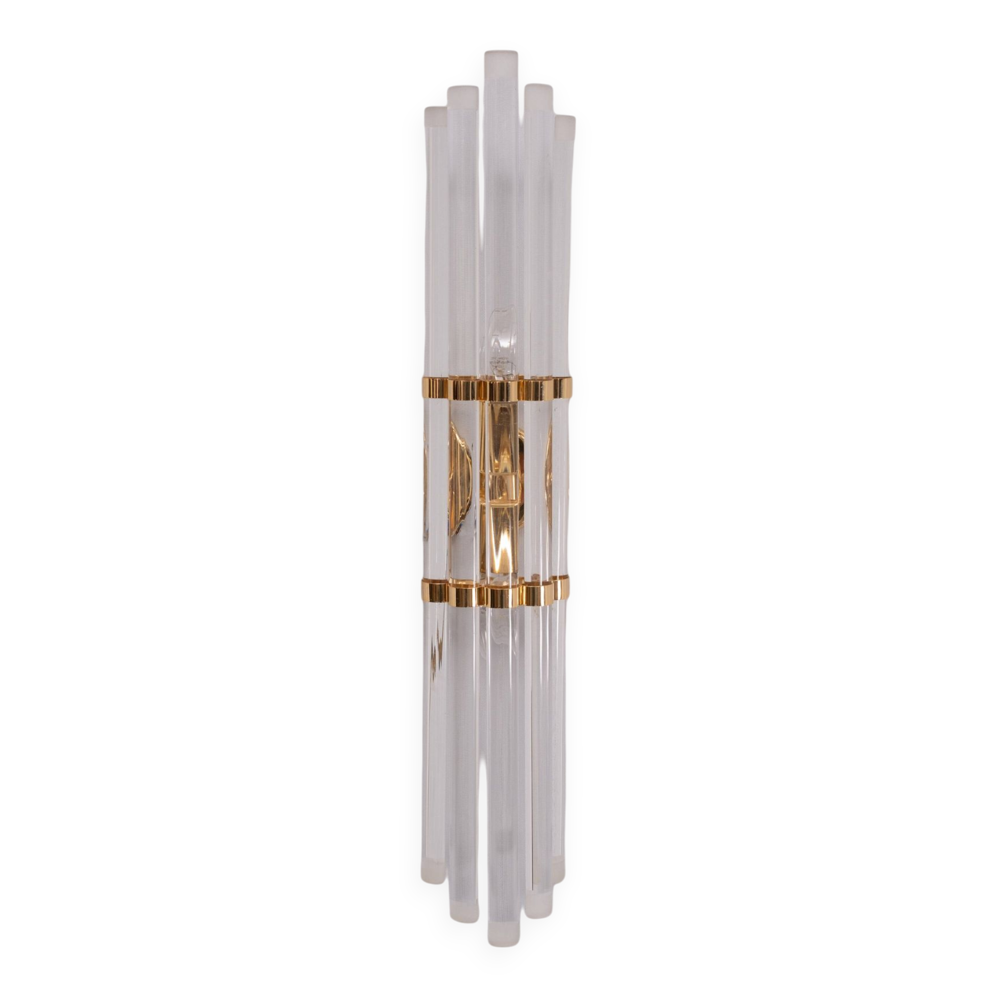 Large Cut Glass Venini Wall lamp 1970s Italy