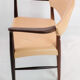 Armchair in Rosewood with Light Natural Leather Designed by Kurt Ol