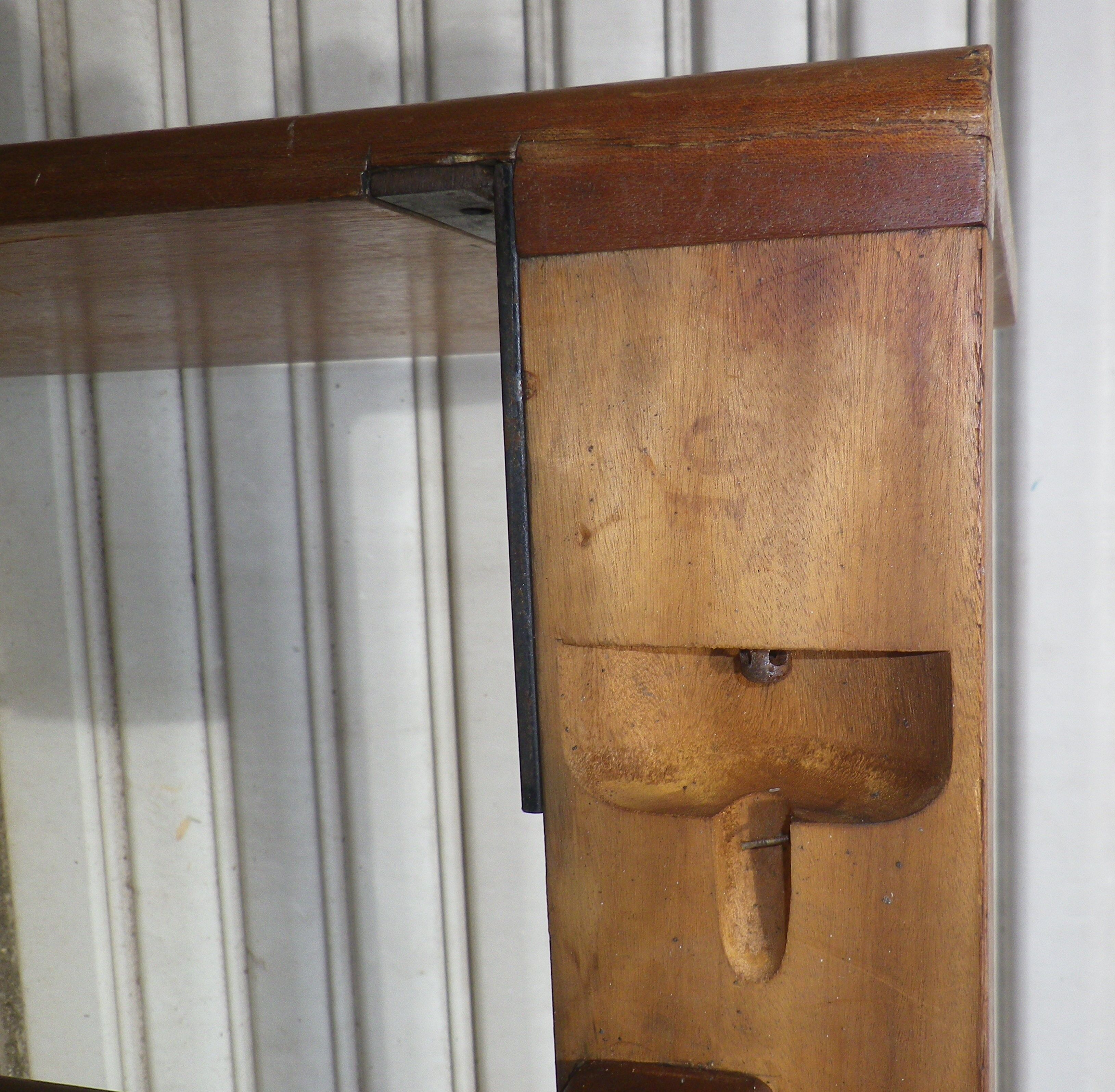 set of 2 beds 1950 Scandinavian veneer