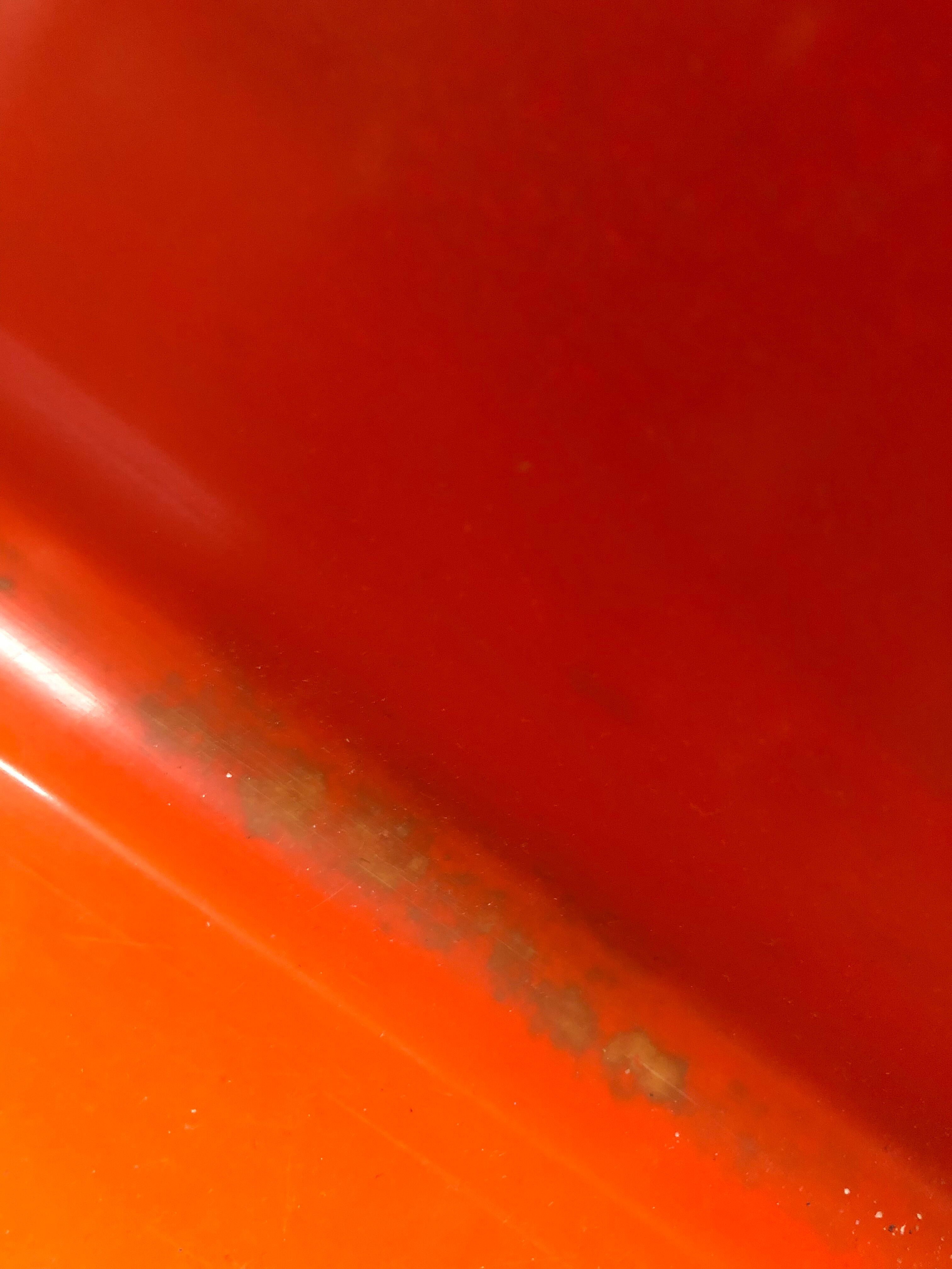 Office Patrick ginger paulus orange fiberglass 1970