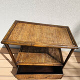 Meuble d’appoint en rotin