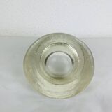 Vide poche glaçon verre massif vintage, cendrier