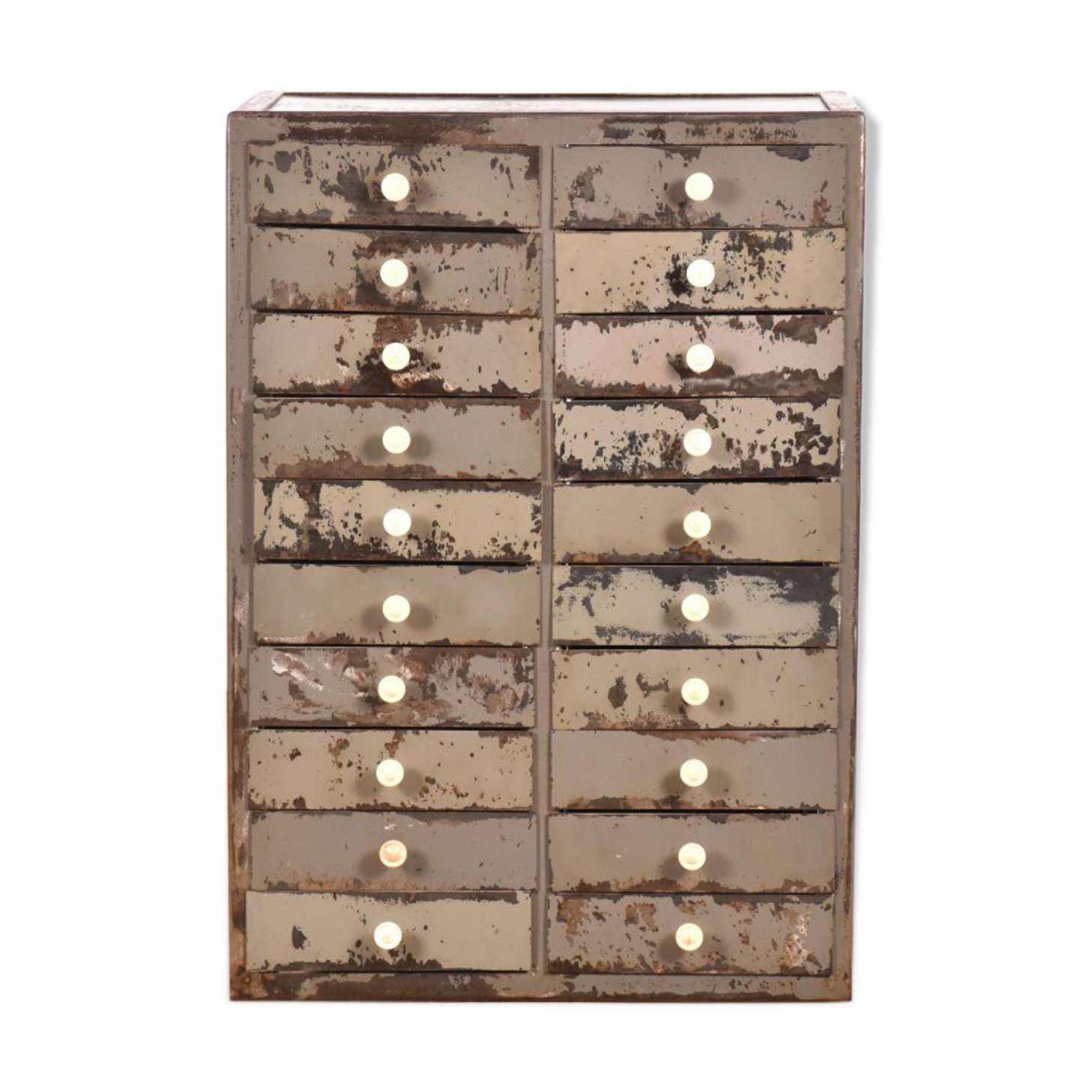 Commode industrielle grise