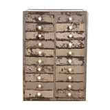 Commode industrielle grise