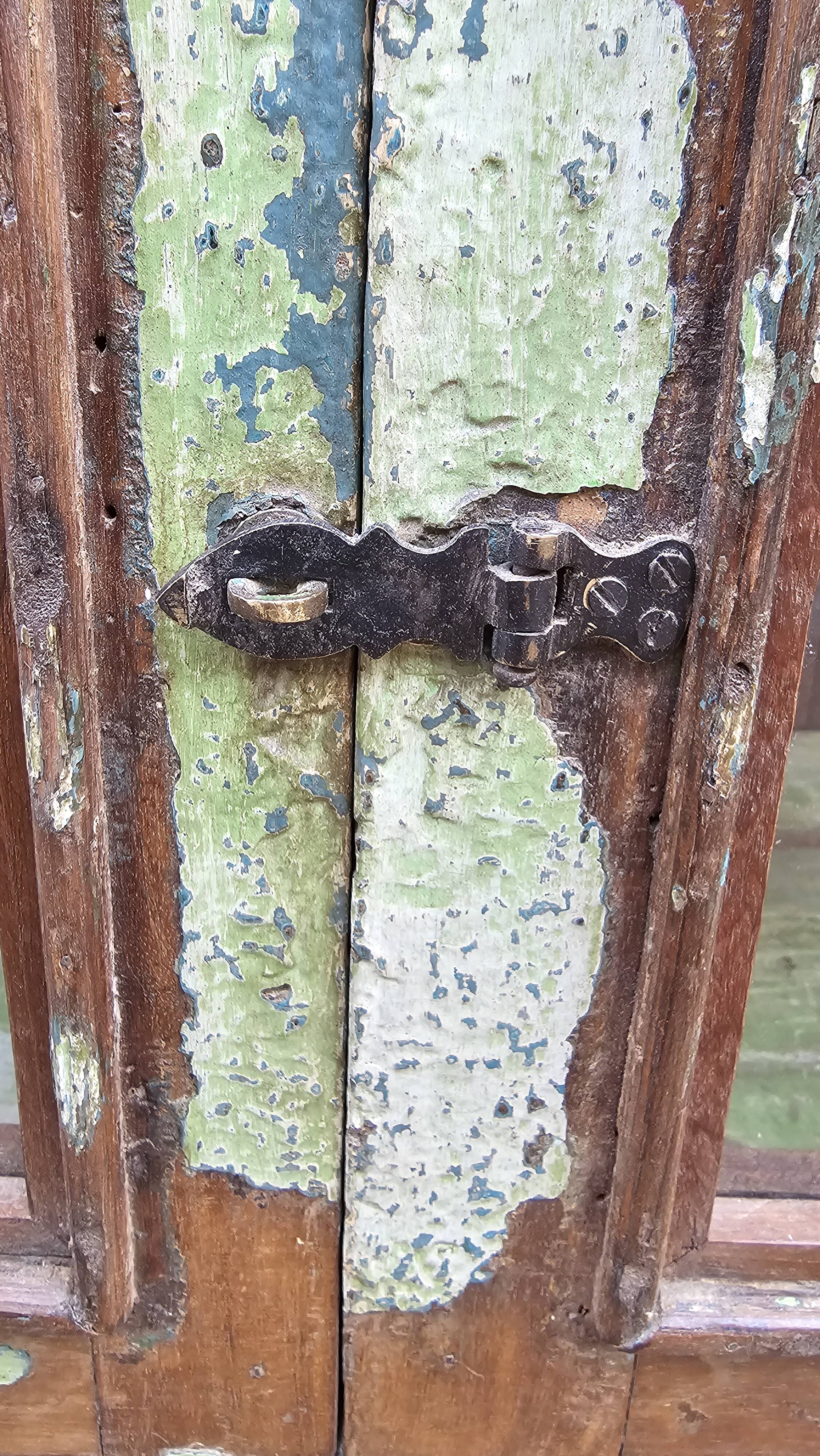 Antique Burmese teak cabinet