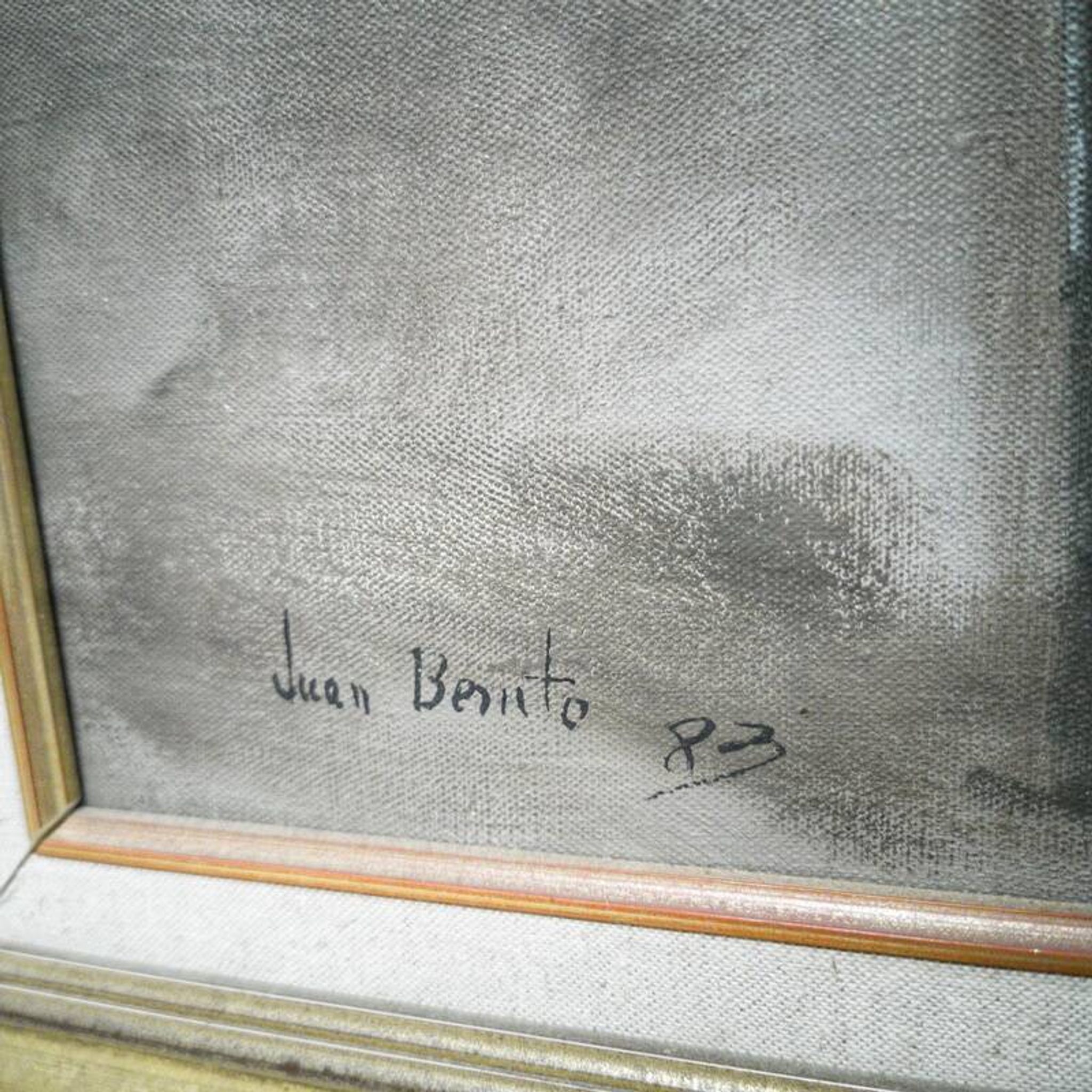 Huile sur toile place du Tertre, Montmarte