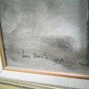 Huile sur toile place du Tertre, Montmarte