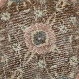 vintage madellion wool rug, Beige Brown Wool rug 6x10 large carpet