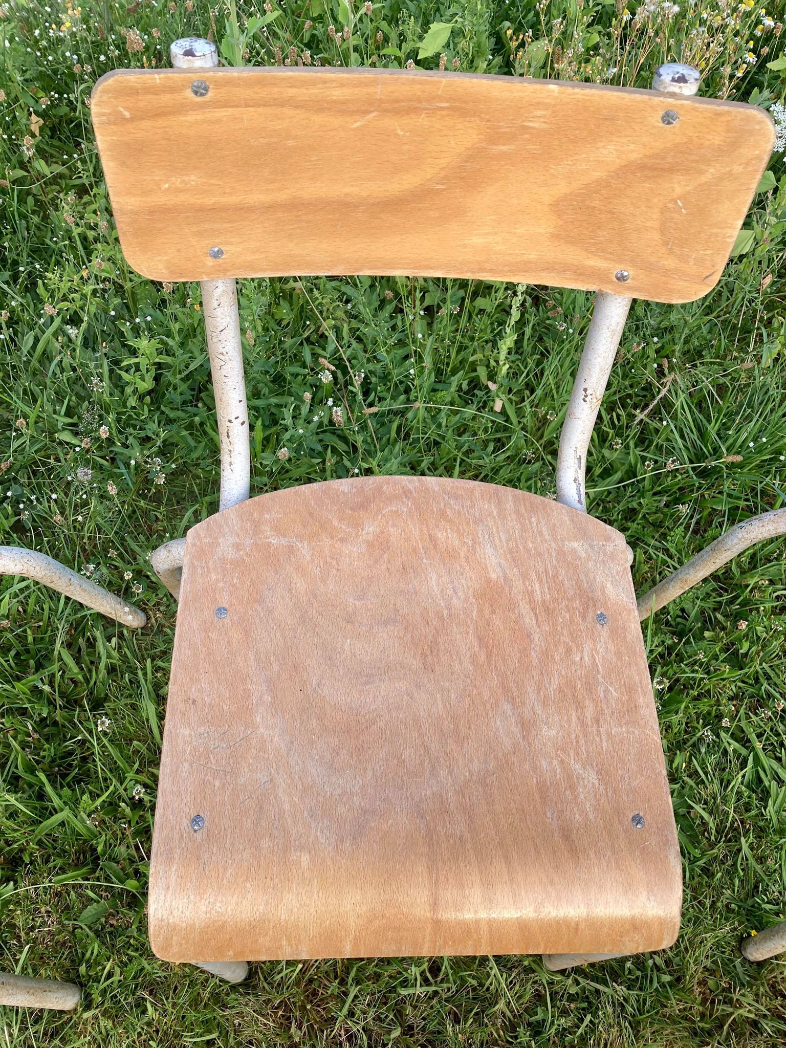 Lot of school chairs