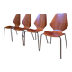 Chairs by Herbert Hirche for Jofy Stalmobler, Denmark, 1950s, set of 4