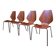 Chairs by Herbert Hirche for Jofy Stalmobler, Denmark, 1950s, set of 4