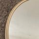 Vintage oval mirror from the 60s and 70s
