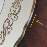 5 "Valence" flat plates from Moulin des Loups