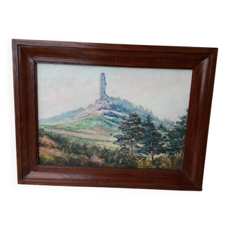 Tableau peinture huile sur toile