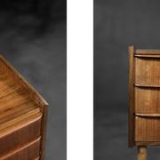 Commode classique en teck scandinave danoise moderne du milieu du siècle, années 1960
