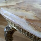 Table basse Louis XV en marbre