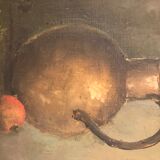 Still life oil on framed canvas