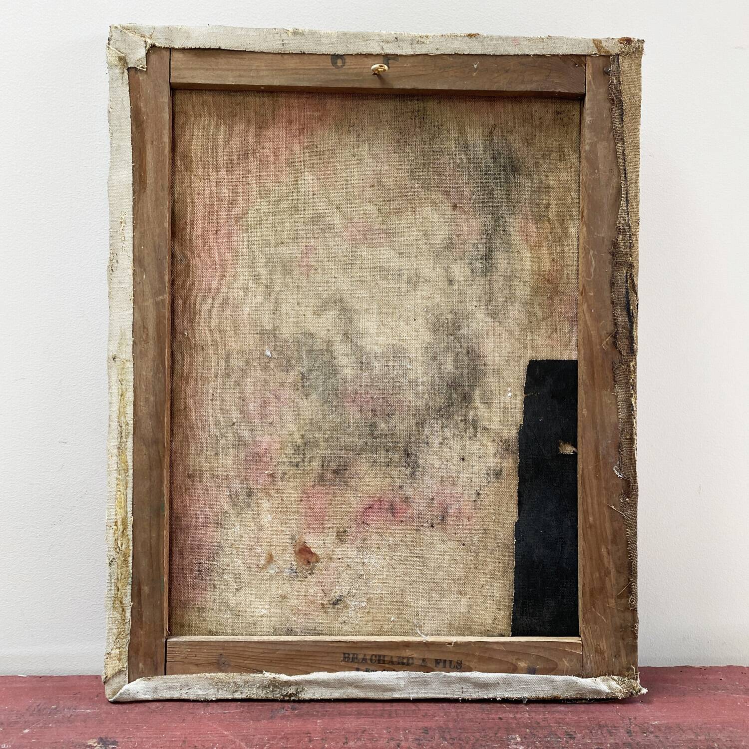 30's painting "The dreamy little girl"