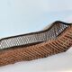 Rattan wicker woven bamboo bassinet or vintage bread pan