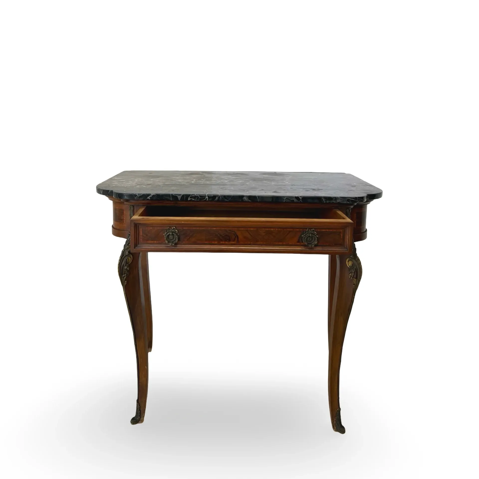 Console Table with Marble Top – 19th Century