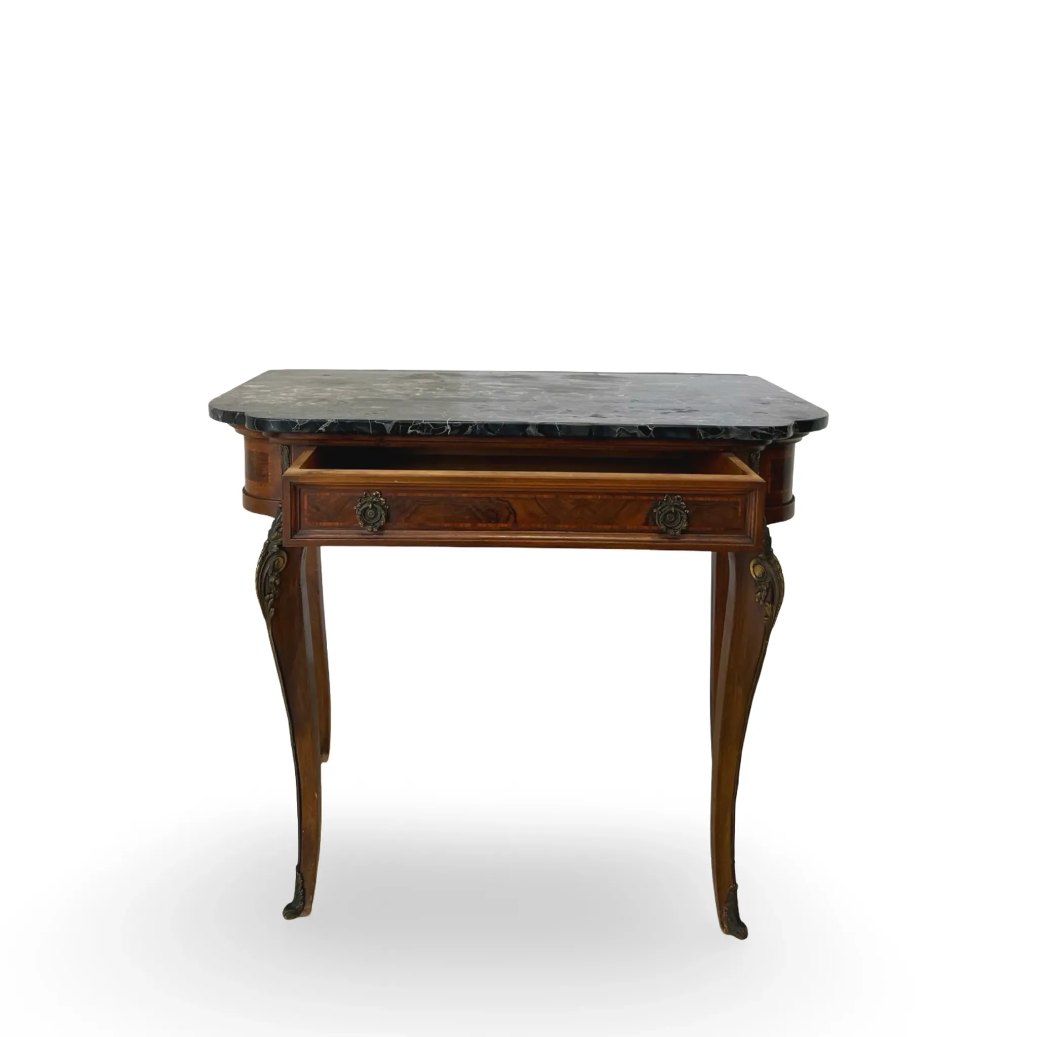 Table console avec plateau en marbre – 19e siècle