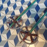 Pair of old ski poles