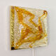 Mazzega Murano glass and brass wall lamp from the 60s