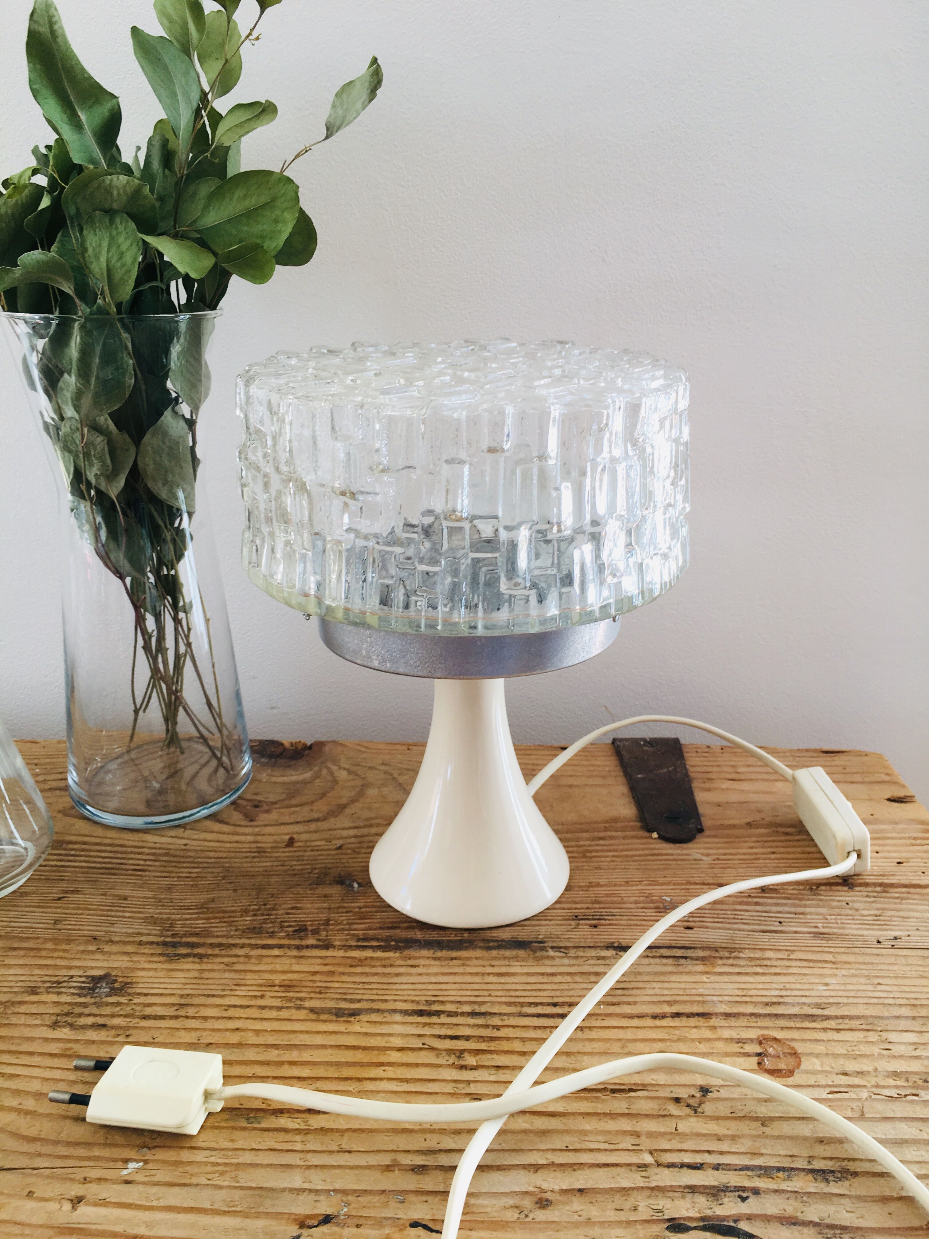 Vintage mushroom lamp