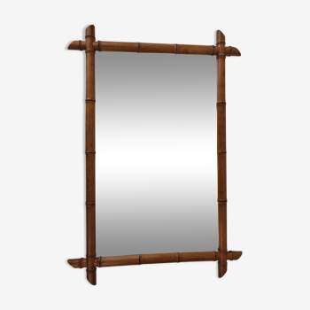 Miroir en bois, 62x91 cm