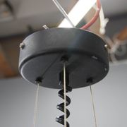 Italian Glass Chandelier, 1980s