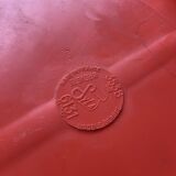 Round orange mirror Syla