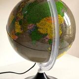 Illuminated terrestrial globe made in italy