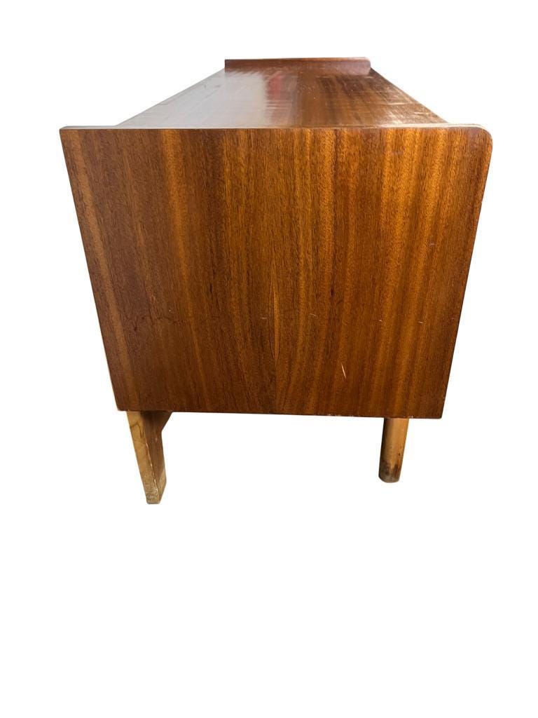 Meuble TV bas vintage en bois / lowboard / meuble bas