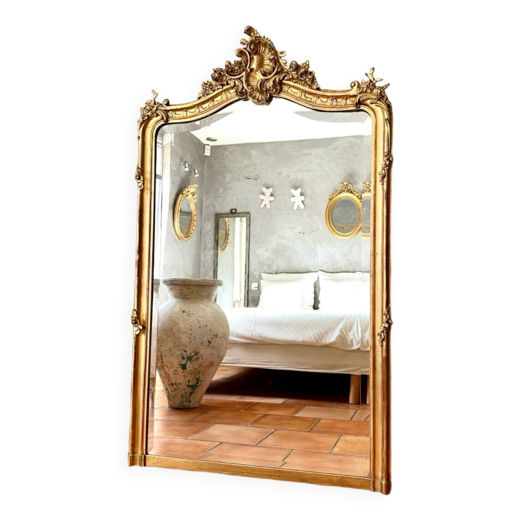 Antique Louis XV style mirror