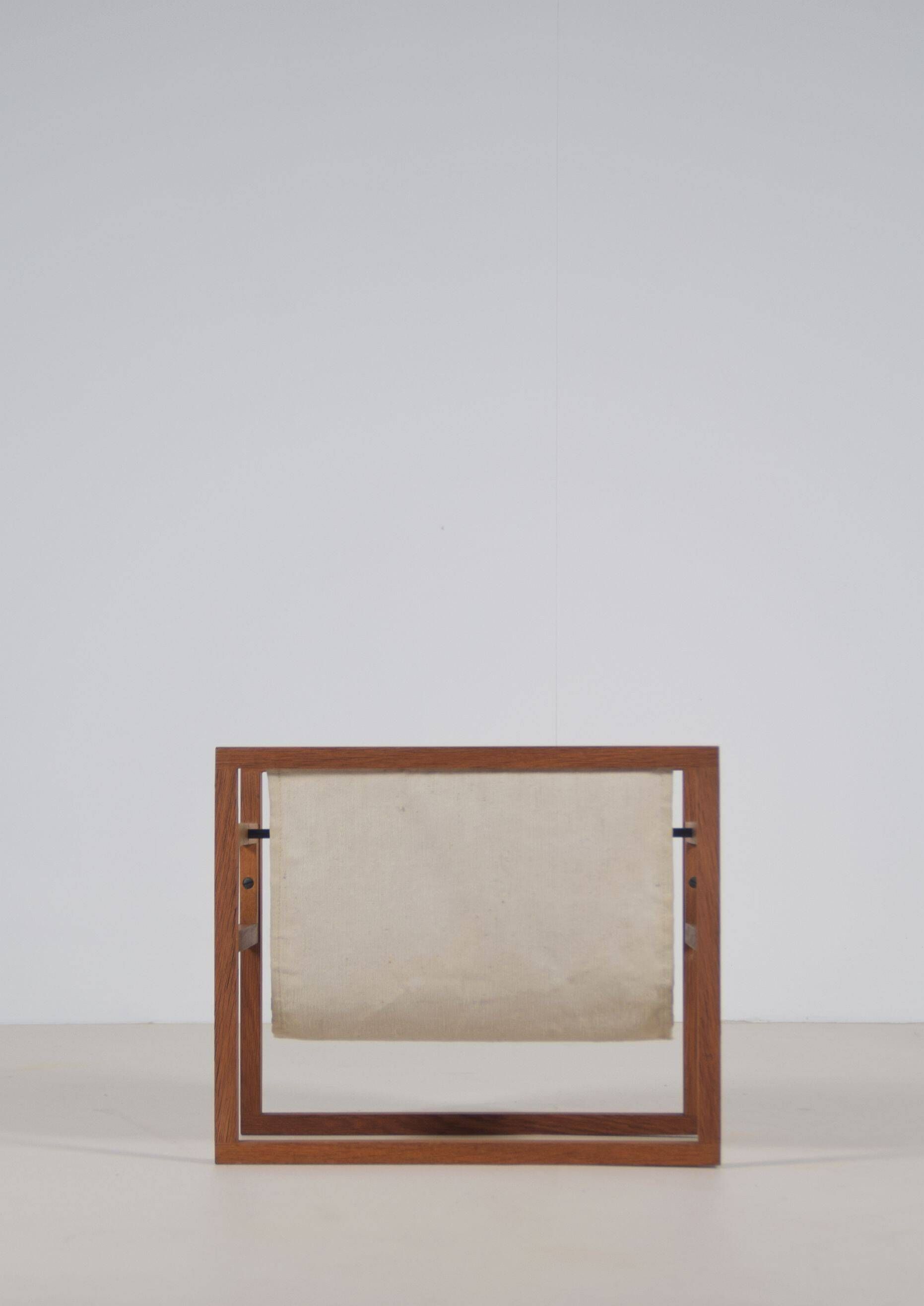 Danish magazine holder by Henning Wind-Hansen for Sika Mobler, 1960s