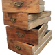 Wooden drawer brass handle