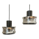 Pair of Midcentury Pendants in style of Jo Hammerborg, Denmark, 1970s