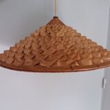 Conical shaped rattan suspension