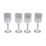 4 flûtes en cristal
